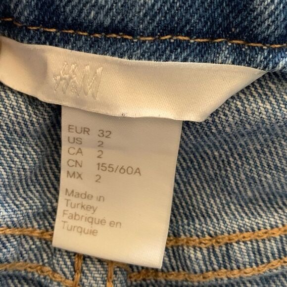 H&M Denim Skirt Size 2 - Picture 4 of 7